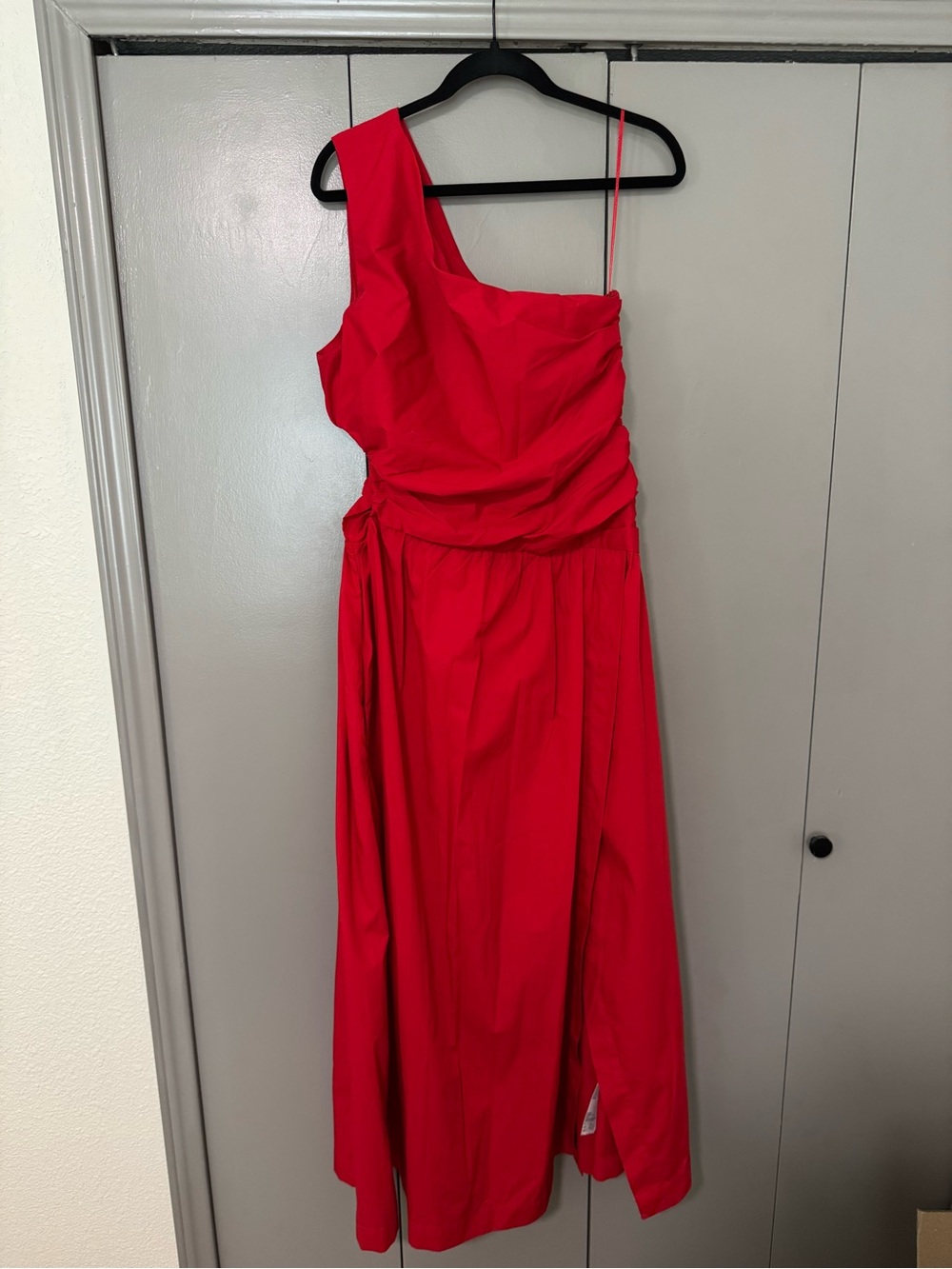 Abercrombie & Fitch One-Shoulder Midi Dress